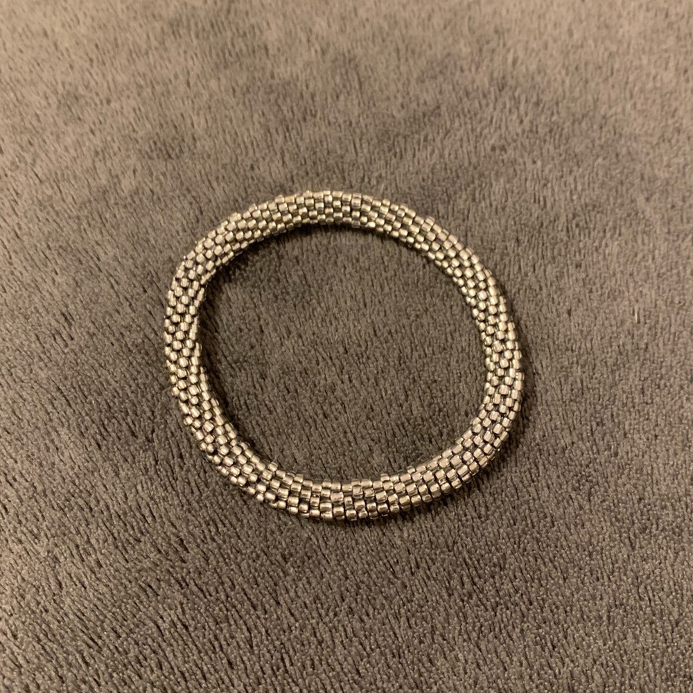 Silver Lily and Laura bracelet